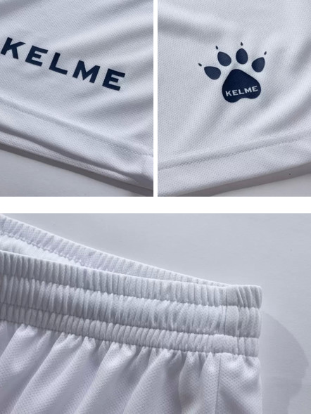 Футбольная форма KELME Short Sleeve Football Uniform (Light Blue/White)