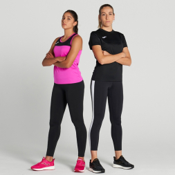 CAMISETA TIRANTES MONTREAL ROSA FLÚOR NEGRO