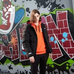 Пуховик KELME Men's Down Jacket Black