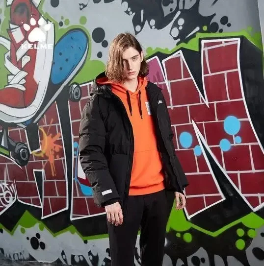 Пуховик KELME Men's Down Jacket Black