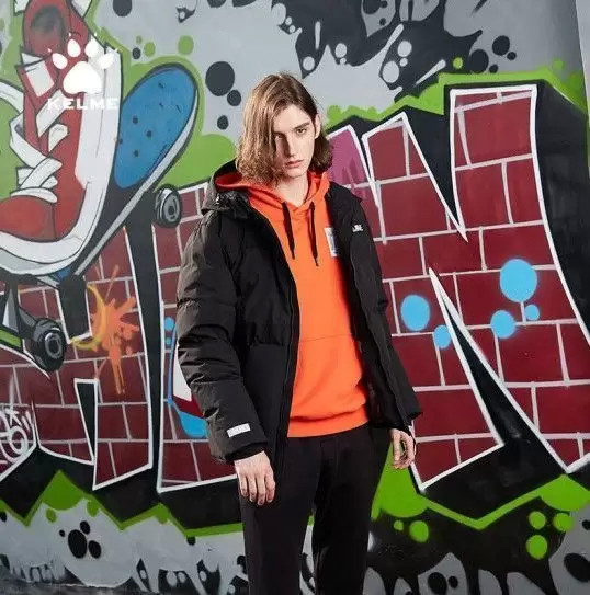 Пуховик KELME Men's Down Jacket Black