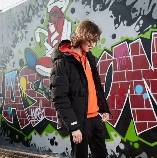 Пуховик KELME Men's Down Jacket Black
