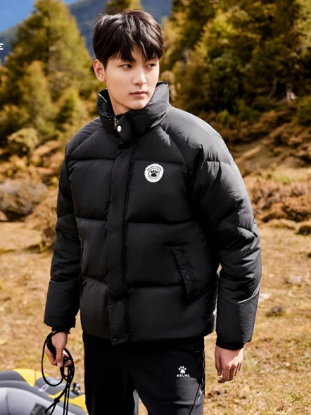 Пуховик KELME Men's Down Jacket Black