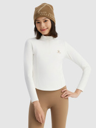 Лонгслив KELME Half-Open Long-Sleeved T-shirt White