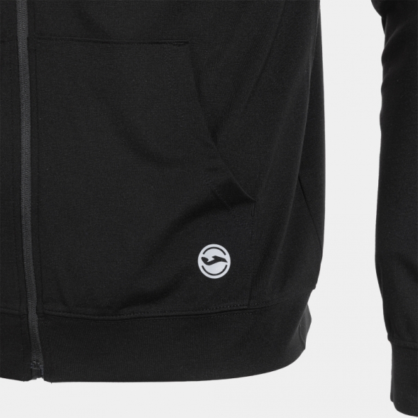 CHAQUETA CON CAPUCHA INDOOR GYM NEGRO