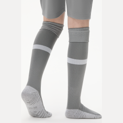Гетры футбольные JOGEL CAMP ADVANCED SOCKS, серый/белый