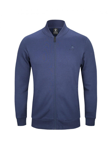 Бомбер KELME Knitted And Velvet Jacket Blue