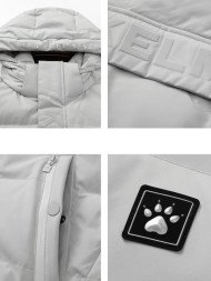 Пуховик KELME Medium Down Jacket Grey