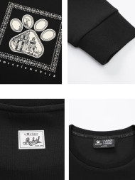 Свитшот KELME Round Neck Sweater Black