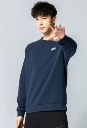 Свитшот KELME Men's Round Neck Sweater Dark Blue
