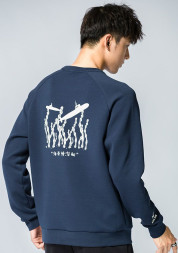 Свитшот KELME Men's Round Neck Sweater Dark Blue
