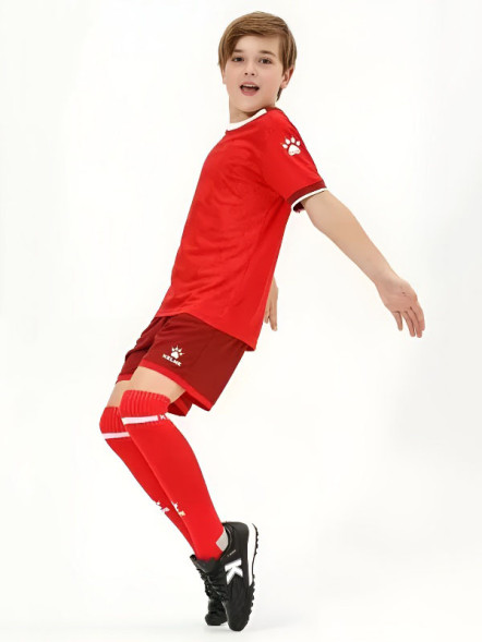 Детская футбольная форма KELME Short-Sleeved Football Suit Red