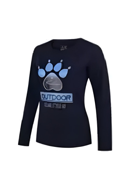 Лонгслив KELME Women's Round Neck Long Sleeve T-Shirt Dark Blue