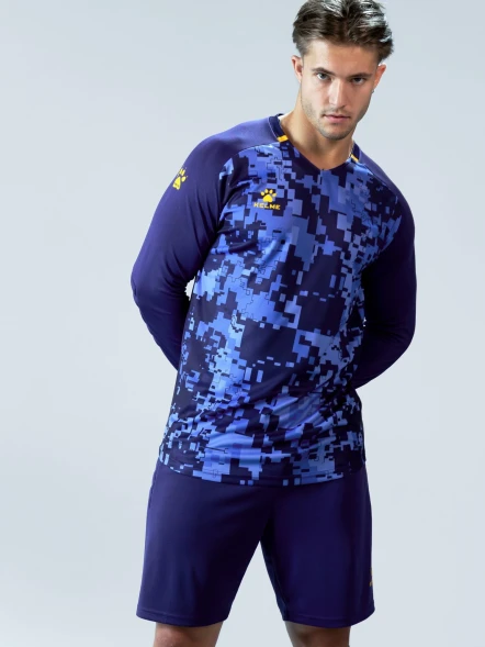Вратарская форма KELME Long Sleeve Goalkeeper Suit Dark Blue