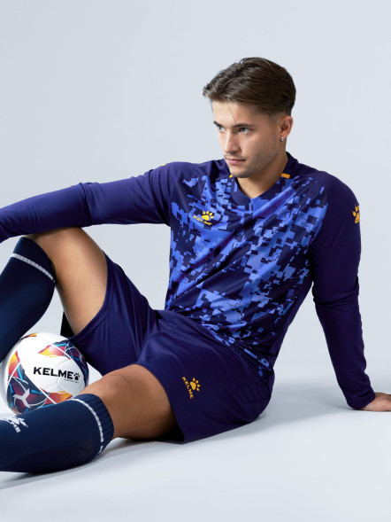 Вратарская форма KELME Long Sleeve Goalkeeper Suit Dark Blue