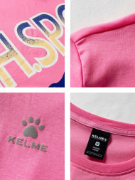 Футболка KELME Round Neck Short T Pink