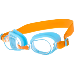 Очки детские для плав TORRES Fun Kids, SW-32524BL, прозрач линзы,синяя оправа, широкий рег ремешок
