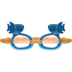 Очки детские для плав TORRES Fun Kids, SW-32524BL, прозрач линзы,синяя оправа, широкий рег ремешок