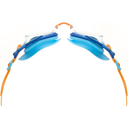 Очки детские для плав TORRES Fun Kids, SW-32524BL, прозрач линзы,синяя оправа, широкий рег ремешок