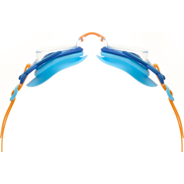 Очки детские для плав TORRES Fun Kids, SW-32524BL, прозрач линзы,синяя оправа, широкий рег ремешок