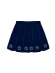 Юбка KELME Knitted Skirt Dark Blue