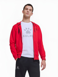 Толстовка KELME Knitted Hooded Cardigan Red