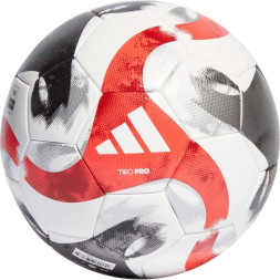 Мяч футб. ADIDAS Tiro Pro HT2428, р.5, FIFA Pro, 32 пан., ПУ, термосшивка, бело-красный