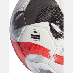 Мяч футб. ADIDAS Tiro Pro HT2428, р.5, FIFA Pro, 32 пан., ПУ, термосшивка, бело-красный