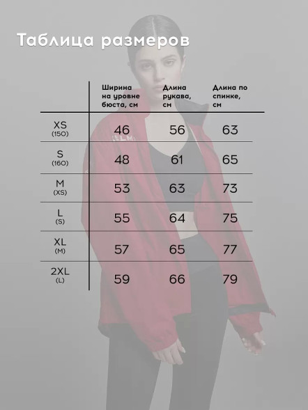 Ветровка KELME Raincoat Red