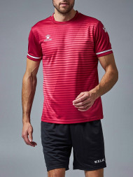 Футбольная форма KELME Short Sleeve Football Uniform (Burgundy/Black)