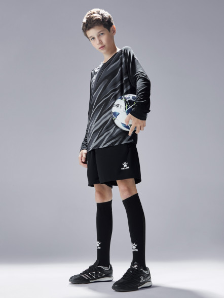 Детская вратарская форма KELME Long Sleeve Goalkeeper Suit Black