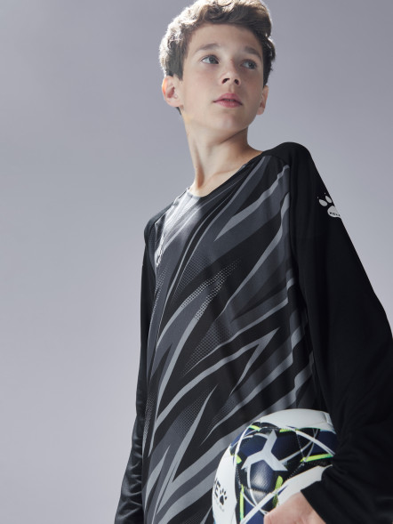Детская вратарская форма KELME Long Sleeve Goalkeeper Suit Black