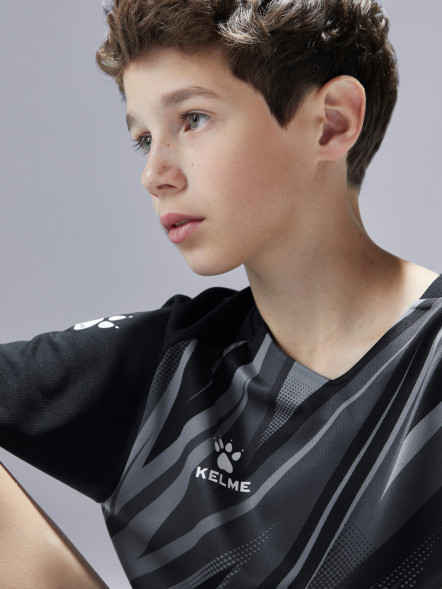 Детская вратарская форма KELME Long Sleeve Goalkeeper Suit Black