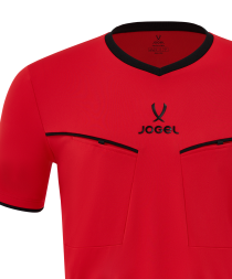 Футболка судейская JOGEL DIVISION PerFormDRY Referee SS Tee 2.0, красный