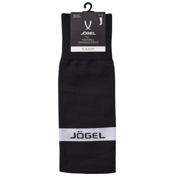 Гетры футбольные JOGEL  CAMP ADVANCED SOCKS, черный/белый