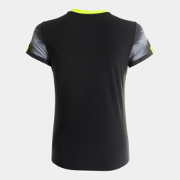 CAMISETA MANGA CORTA ELITE XI NEGRO AMARILLO FLUOR
