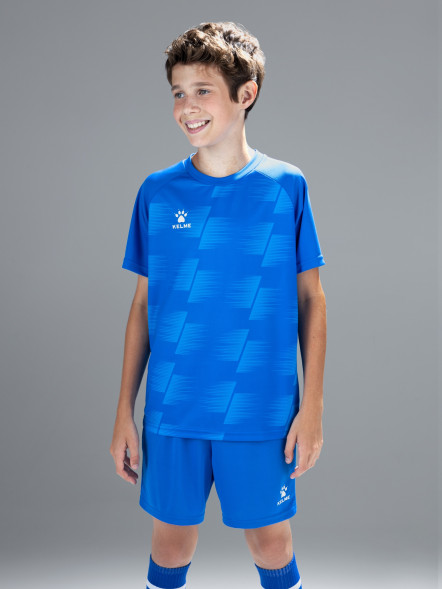 Детская футбольная форма KELME Football Suit Blue