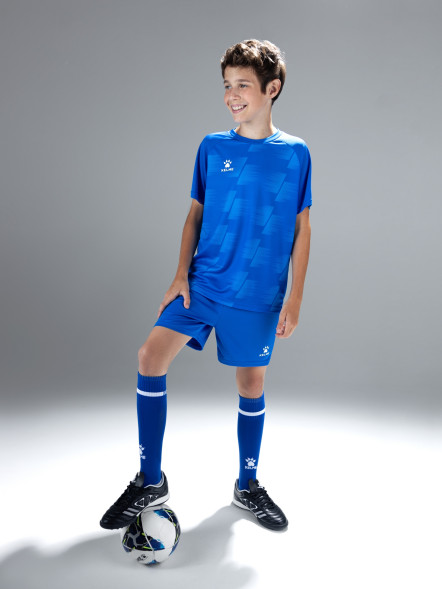 Детская футбольная форма KELME Football Suit Blue