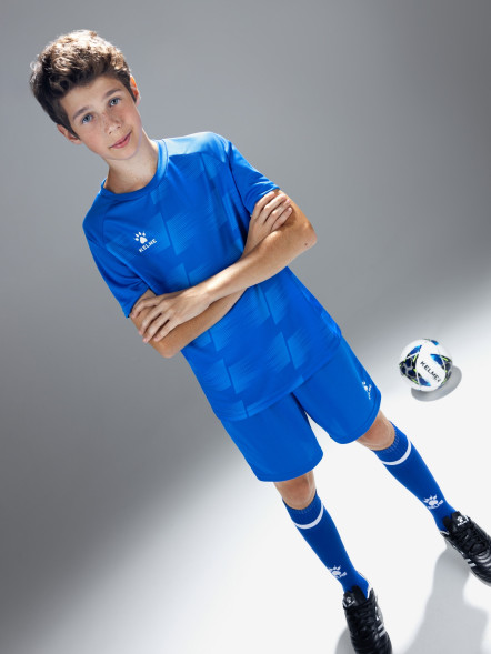 Детская футбольная форма KELME Football Suit Blue