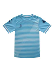 Детская футбольная форма KELME Short Sleeve Football Uniform (Light Blue/White)