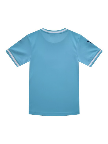 Детская футбольная форма KELME Short Sleeve Football Uniform (Light Blue/White)