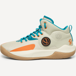 Кроссовки баскетбольные JÖGEL Launch 2.0 MID, бежевый/оранжевый