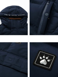 Пуховик KELME Medium Down Jacket Dark Blue