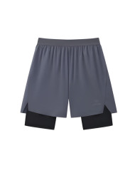 Шорты KELME Woven Shorts (Faux Two-Piece) Dark Grey