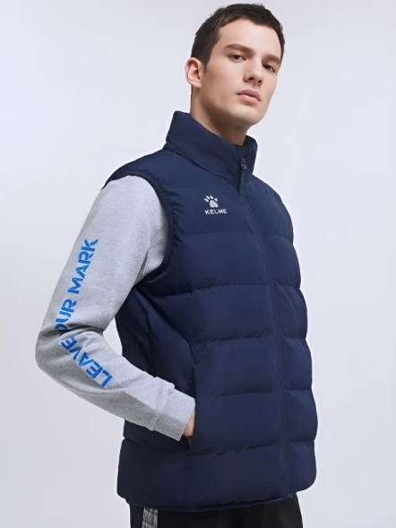 Жилет KELME Men's Cotton Vest Dark Blue