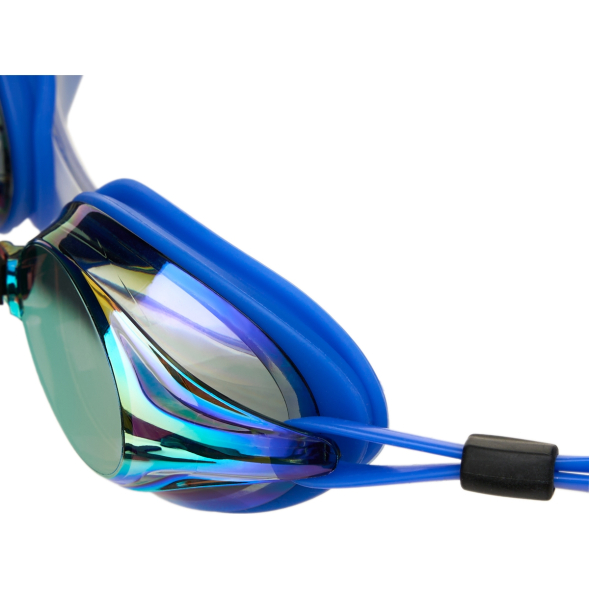 Очки для плав TORRES Pro, SW-32518MR, зерк линзы ,синяя оправа,дв рег ремешок