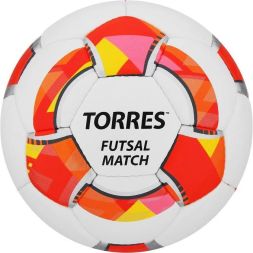Мяч футзальный TORRES Futsal Match, PU, ручная сшивка, 32 панели, р. 4