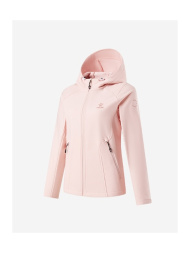 Женская ветровка KELME Hooded Woven Jacket Grey Pink