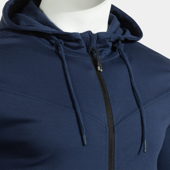 CHAQUETA CON CAPUCHA INDOOR GYM MARINO