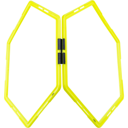 Набор шестиугольных напольных обручей JÖGEL Agility Hoops JA-216, 6 шт.